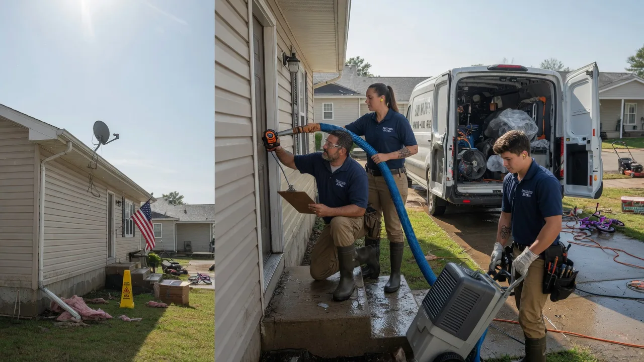 Ceiling Water Damage Restoration in Elysian, MN near me